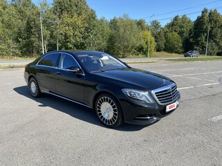2016 Mercedes-Benz S-Класс 500 Long VI (W222, C217), чёрный, 4200000 рублей, вид 3
