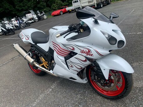 2006 Kawasaki ZX-14R, белый, 745000 рублей, вид 3