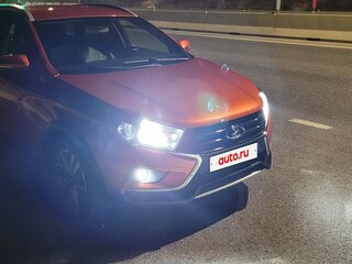 2019 Lada (ВАЗ) Vesta SW Cross I, оранжевый, 1090000 рублей, вид 4