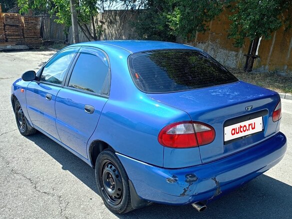 2008 Daewoo Lanos, синий - вид 4