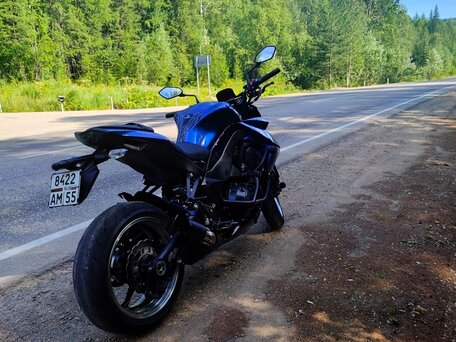 2011 Kawasaki Z 1000, синий, 900000 рублей, вид 3
