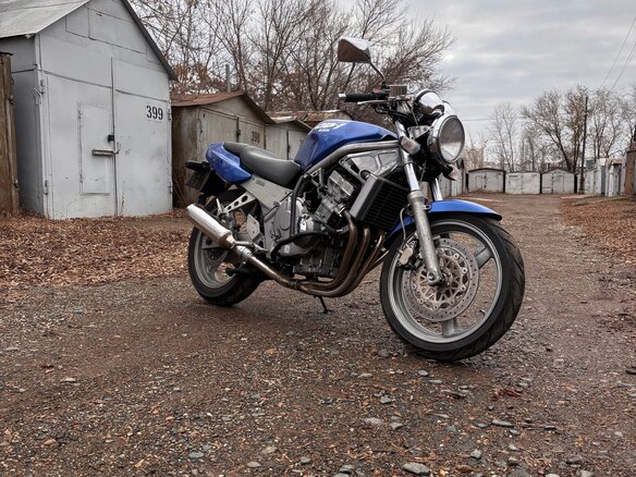 1991 Honda CB-1, синий, 260000 рублей - вид 4