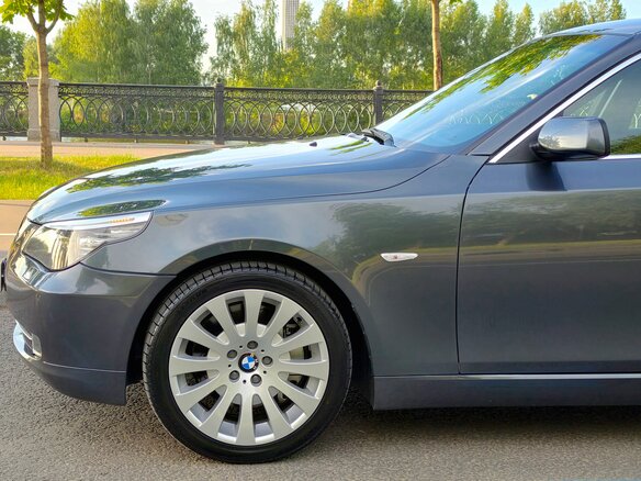 2008 BMW 5 серии 525i V (E60/E61) Рестайлинг, серый - вид 28