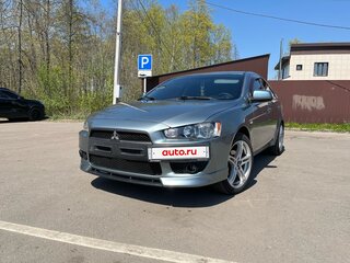 2007 Mitsubishi Lancer X, голубой, 765000 рублей, вид 3