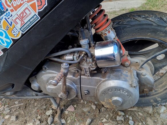 1999 Honda Dio, чёрный, 45000 рублей - вид 8