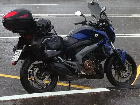 2018 Bajaj Dominar 400, синий, 200000 рублей, вид 4