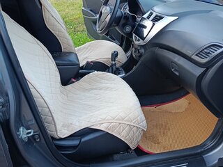 2012 Hyundai Solaris I, чёрный, 360000 рублей, вид 5