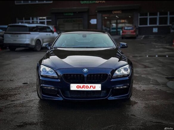 2012 BMW 6 серии 640i III (F06/F13/F12), синий - вид 1