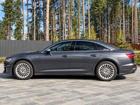 2020 Audi A6 45 TFSI V (C8), серый, 5200000 рублей, вид 4