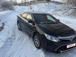 2014 Toyota Camry VII (XV50) Рестайлинг, чёрный, 1750000 рублей, вид 3