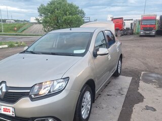 2017 Renault Logan II, бежевый, 800000 рублей, вид 2