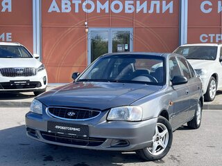 2002 Hyundai Accent II, серый, 215000 рублей, вид 1