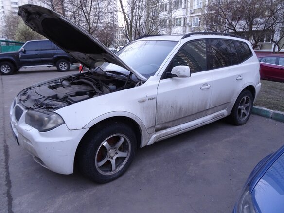 2008 BMW X3 30d I (E83) Рестайлинг, белый, 1750000 рублей - вид 6