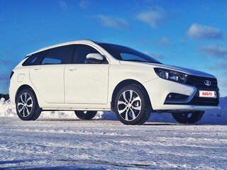 2018 Lada (ВАЗ) Vesta SW I, белый, 1300000 рублей, вид 3