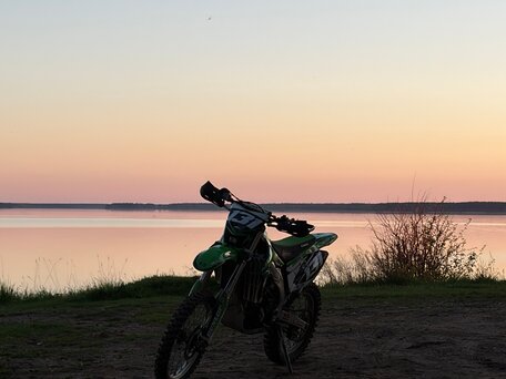 2008 Kawasaki KLX 450, зелёный, 400000 рублей, вид 3