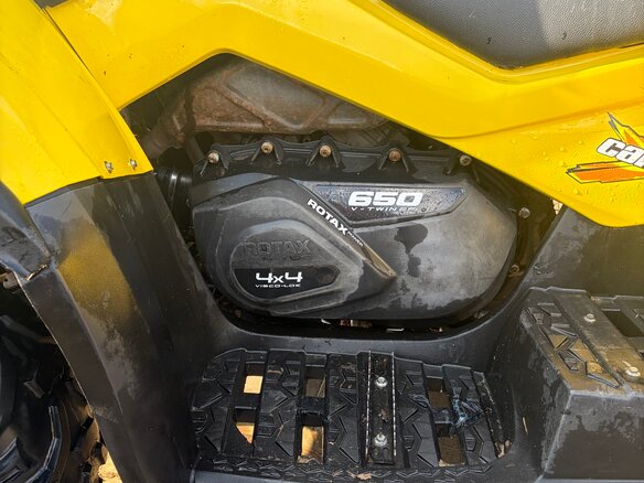 2011 BRP Can-Am Outlander 650, жёлтый, 800000 рублей - вид 7