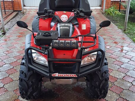 2007 Honda TRX 680 (Rincon), красный, 620000 рублей, вид 2
