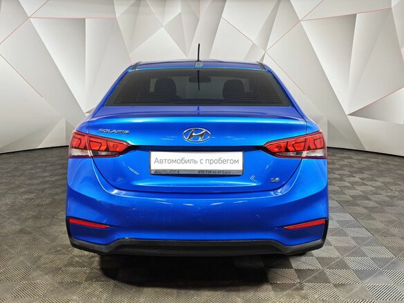 2017 Hyundai Solaris II, синий - вид 6