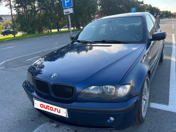 2004 BMW 3 серии 320d IV (E46) Рестайлинг, синий, 810000 рублей - вид 1
