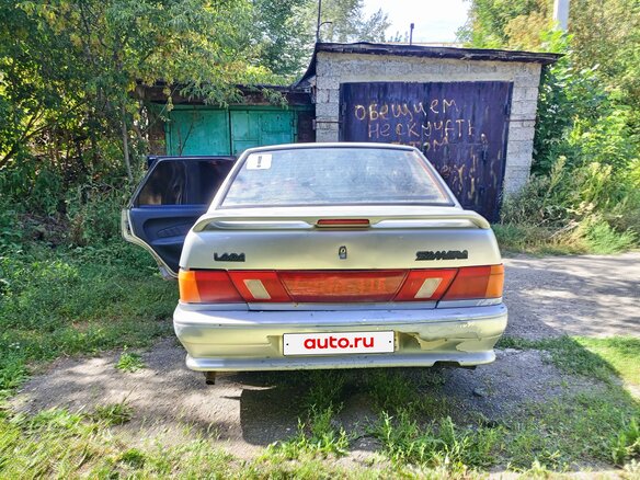 2001 Lada (ВАЗ) 2115, серебристый, 105000 рублей - вид 3