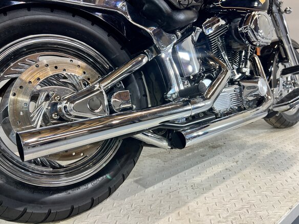 1998 Harley-Davidson Fat Boy, чёрный, 770000 рублей - вид 21