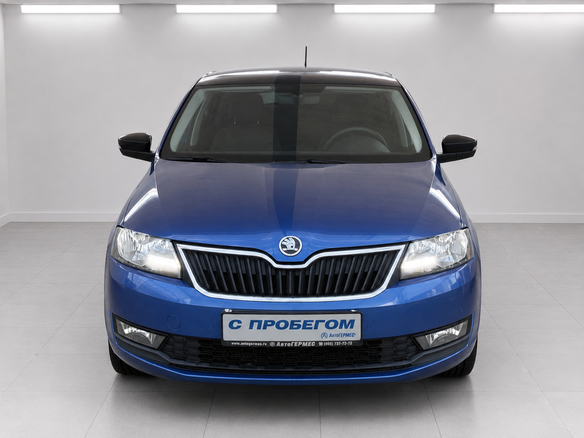 2018 Skoda Rapid I Рестайлинг, синий, 1485000 рублей - вид 1