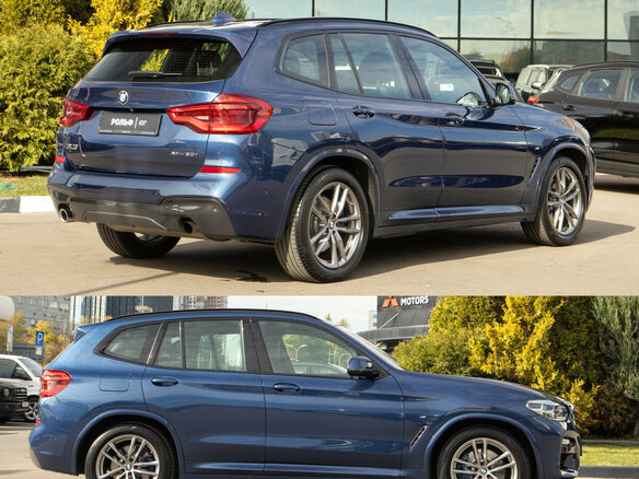 2019 BMW X3 30i xDrive III (G01), голубой, 3748000 рублей - вид 20