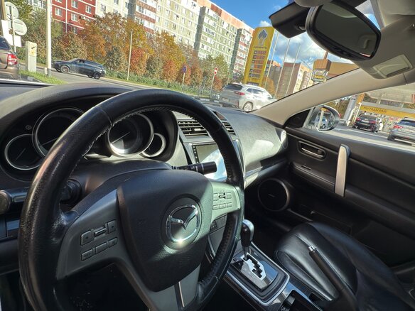 2008 Mazda 6 II (GH), белый, 1000000 рублей - вид 9