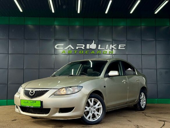 2007 Mazda 3 I (BK) Рестайлинг, бежевый, 369000 рублей - вид 2