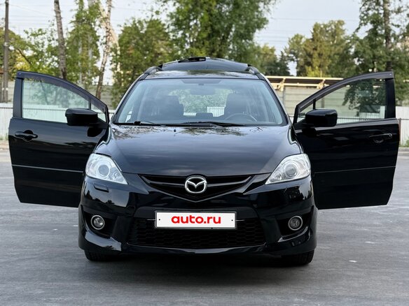 2007 Mazda 5 I (CR), чёрный - вид 2