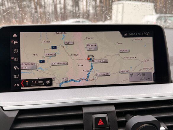 2019 BMW X3 25d xDrive III (G01), синий, 4060000 рублей - вид 10