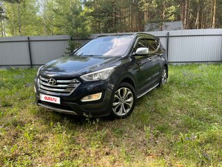 2013 Hyundai Santa Fe III, синий, 1810000 рублей, вид 2