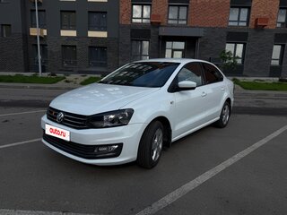 2017 Volkswagen Polo V Рестайлинг, белый, 1200000 рублей, вид 3