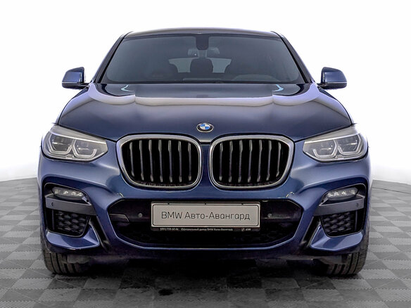 2020 BMW X4 30d II (G02), синий, 4785000 рублей - вид 1