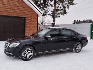 2017 Mercedes-Benz S-Класс 450 Long VI (W222, C217) Рестайлинг, чёрный, 4221000 рублей, вид 4