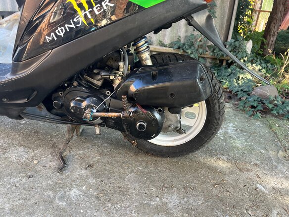 1990 Honda Dio, зелёный, 35000 рублей - вид 4