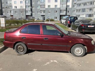 2008 Hyundai Accent ТагАЗ II, красный, 275000 рублей, вид 3