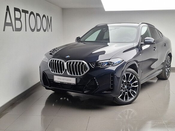 2025 BMW X6 40i III (G06) Рестайлинг, чёрный, 15150000 рублей