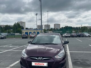 2012 Hyundai Solaris I, фиолетовый, 760000 рублей, вид 1