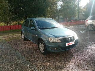 2013 Renault Logan I Рестайлинг, синий, 500000 рублей, вид 2