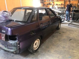 2002 Lada (ВАЗ) 2110, фиолетовый, 140000 рублей, вид 3