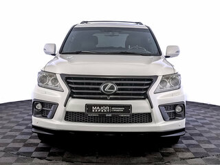 2014 Lexus LX 570 III Рестайлинг, белый, 4200000 рублей, вид 2