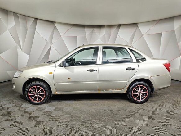 2013 Lada (ВАЗ) Granta I, бежевый - вид 4