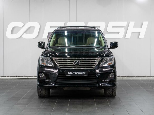2009 Lexus LX 570 III, чёрный - вид 2