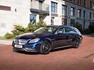 2014 Mercedes-Benz CLS AMG 63 AMG II (W218) Рестайлинг, синий, 5500000 рублей, вид 3
