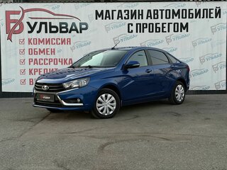 2021 Lada (ВАЗ) Vesta I, синий, 1163000 рублей, вид 3