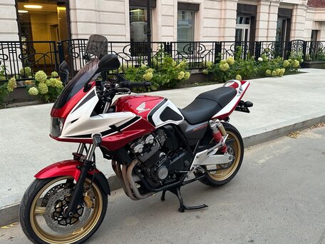 2006 Honda CB 400 Super Four, белый, 320000 рублей, вид 5