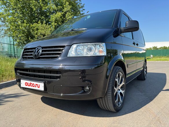 2006 Volkswagen Multivan T5, чёрный, 3550000 рублей - вид 1