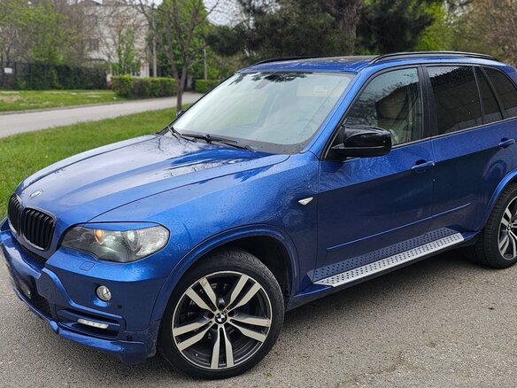 2007 BMW X5 3.0si II (E70), синий, 1700000 рублей - вид 13