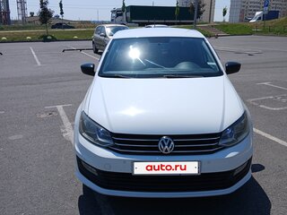 2019 Volkswagen Polo V Рестайлинг, белый, 970000 рублей, вид 3